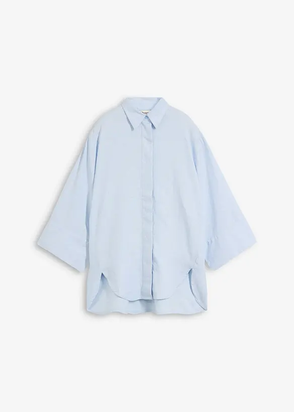 Camicia in misto lino fresco, bonprix