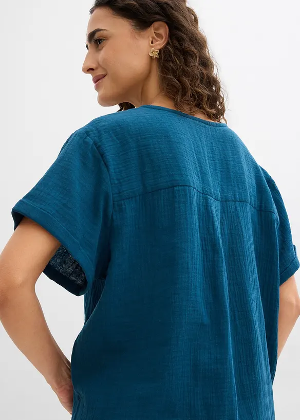 Maglia lunga in soffice mussola, bonprix