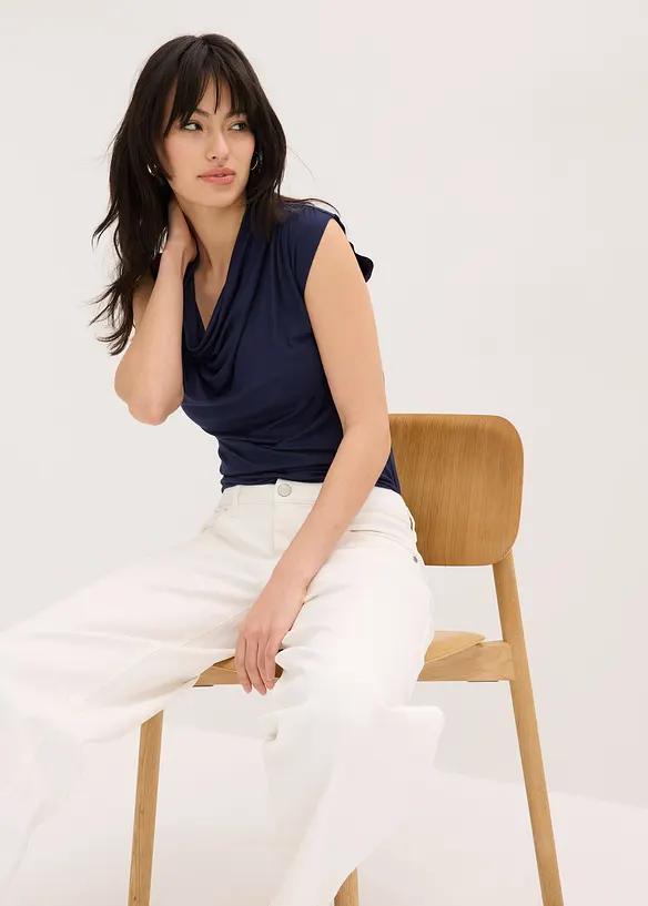 Maglia in misto viscosa, bonprix