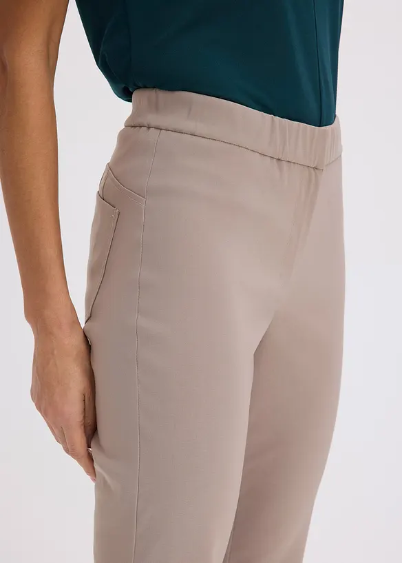 Pantaloni in bengalina elasticizzata, bonprix