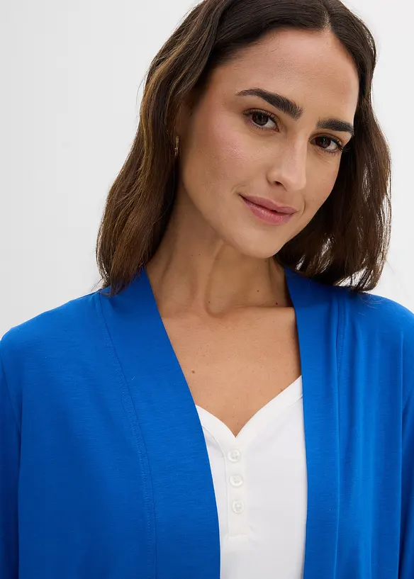 Cardigan in jersey di morbida viscosa, bonprix