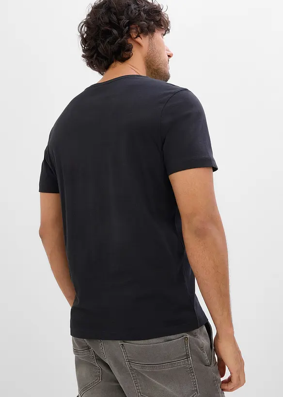 T-shirt con scollo a V (pacco da 3), bonprix