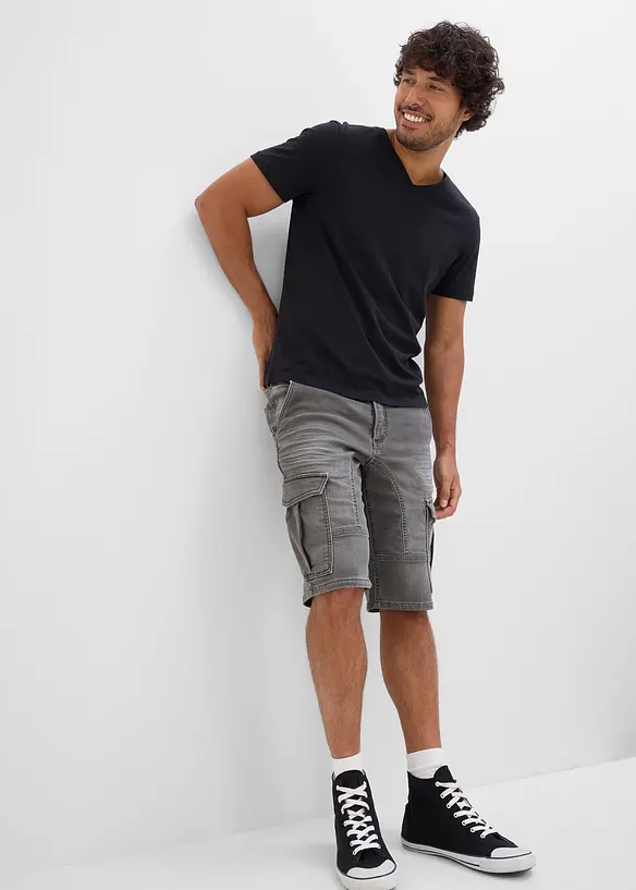 T-shirt con scollo a V (pacco da 3), bonprix