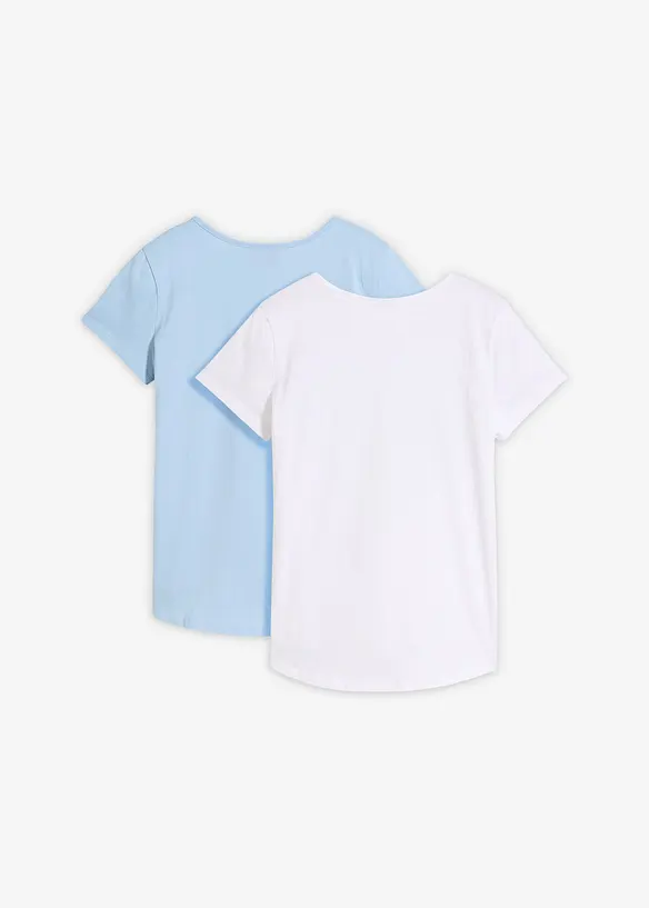 T-shirt con cotone biologico (pacco da 2), bonprix