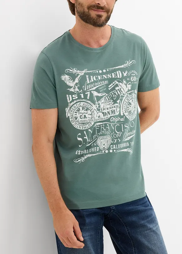 T-shirt in puro cotone, bonprix