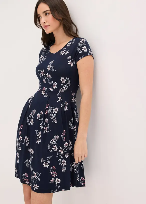 Abito in jersey di misto viscosa, bonprix