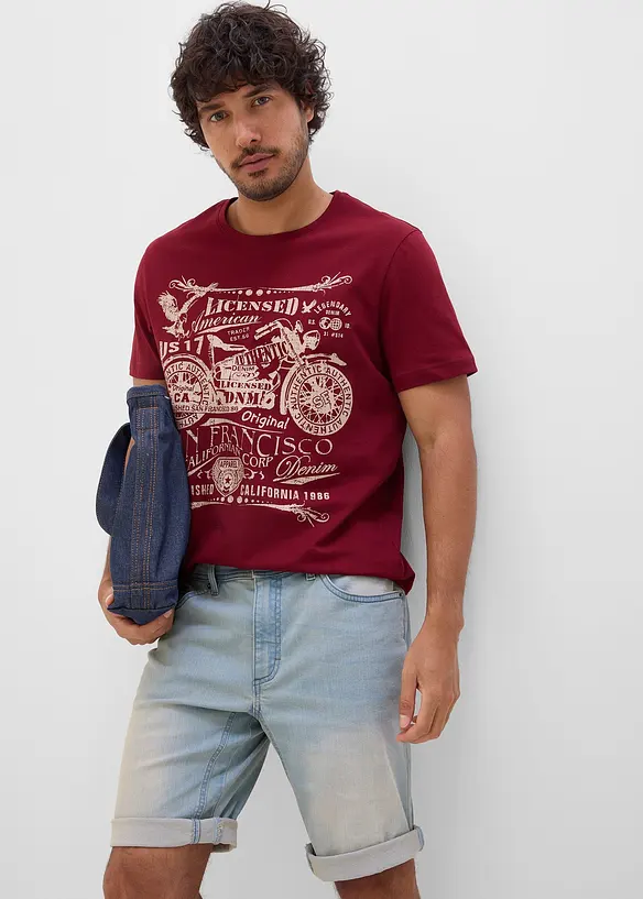 T-shirt in puro cotone, bonprix