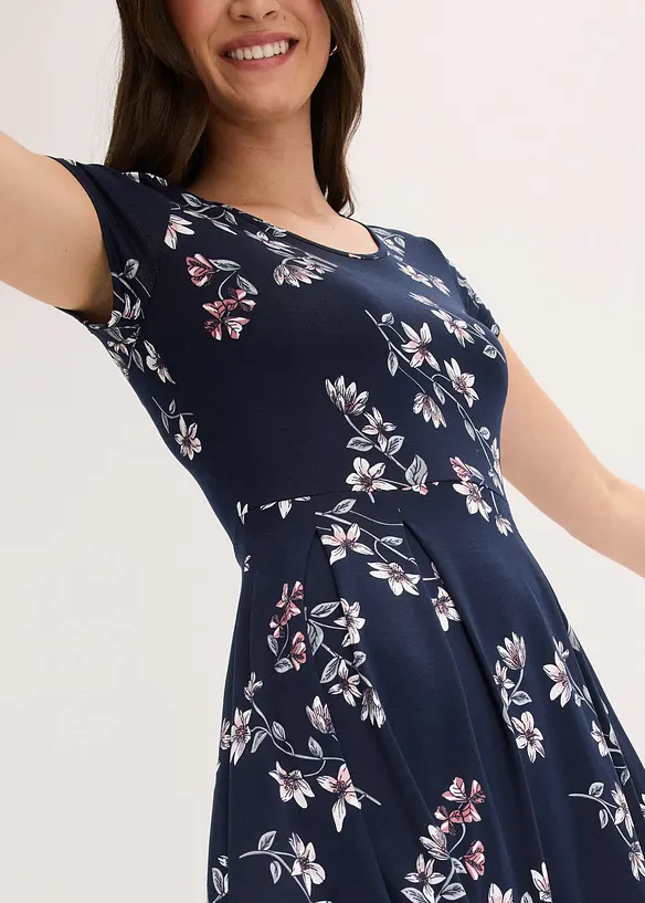 Abito in jersey di misto viscosa, bonprix