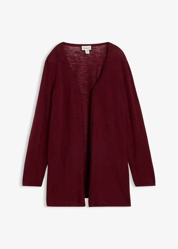 Cardigan in puro cotone fiammato leggero, bonprix