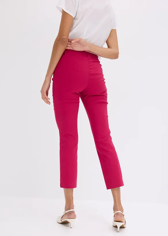 Pantaloni cropped in bengalina, bonprix