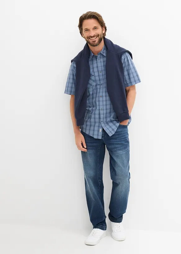 Camicia a maniche corte in puro cotone, bonprix