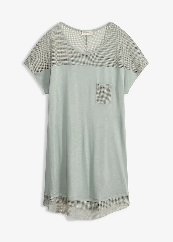 Maglia copricostume lunga in viscosa, bonprix