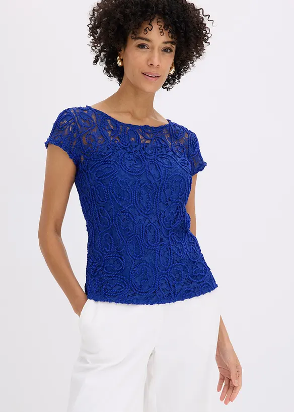 Blusa in pizzo, bonprix