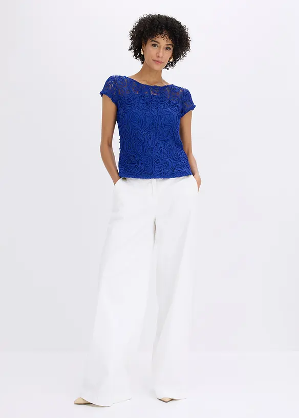 Blusa in pizzo, bonprix