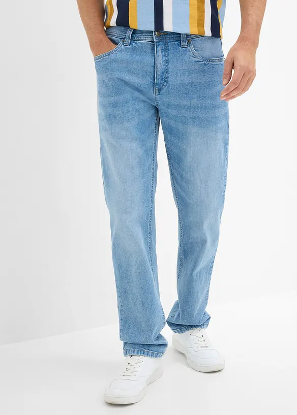 Jeans elasticizzati regular fit, straight, bonprix