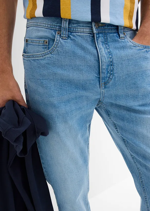 Jeans elasticizzati regular fit, straight, bonprix