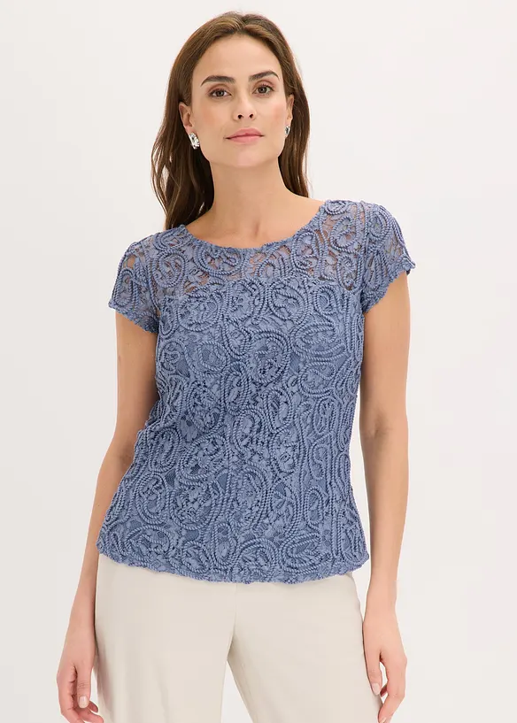 Blusa in pizzo, bonprix