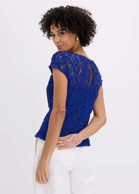 Blusa in pizzo, bonprix