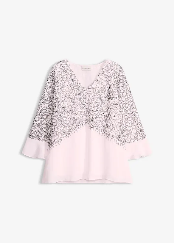 Tunica con pizzo, bonprix