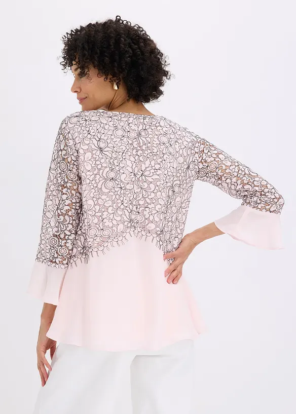 Tunica con pizzo, bonprix