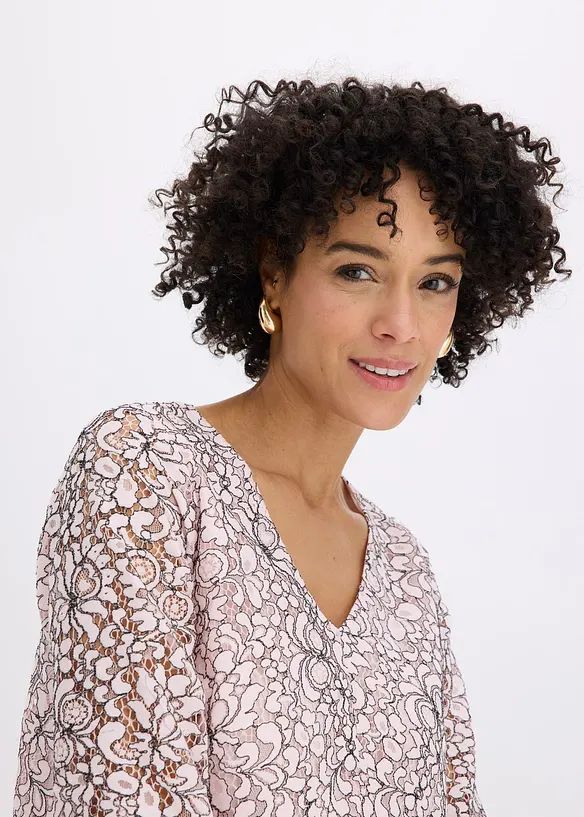 Tunica con pizzo, bonprix