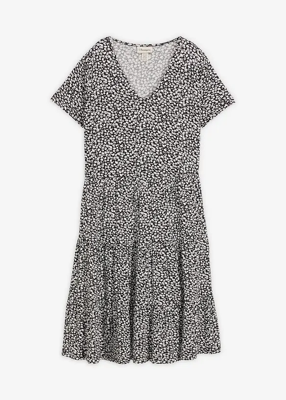 Abito in jersey di misto viscosa, bonprix