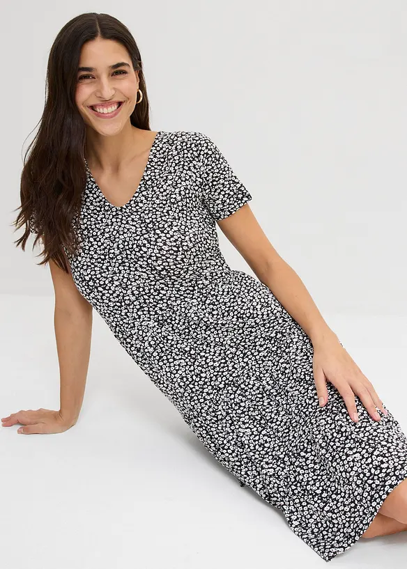 Abito in jersey di misto viscosa, bonprix