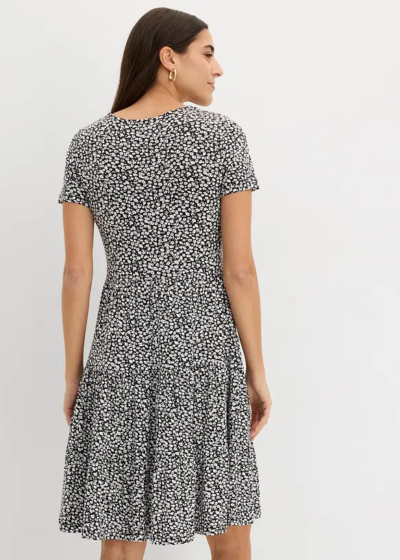 Abito in jersey di misto viscosa, bonprix