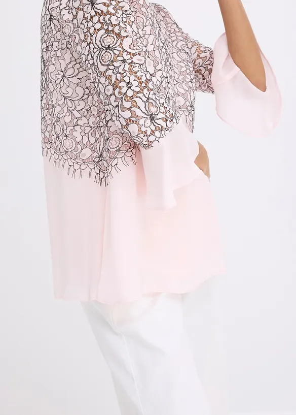 Tunica con pizzo, bonprix