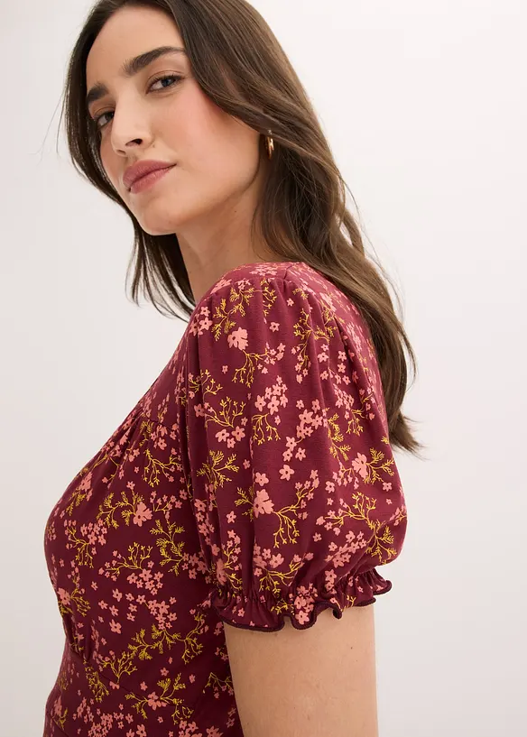 Abito in jersey di misto viscosa, bonprix