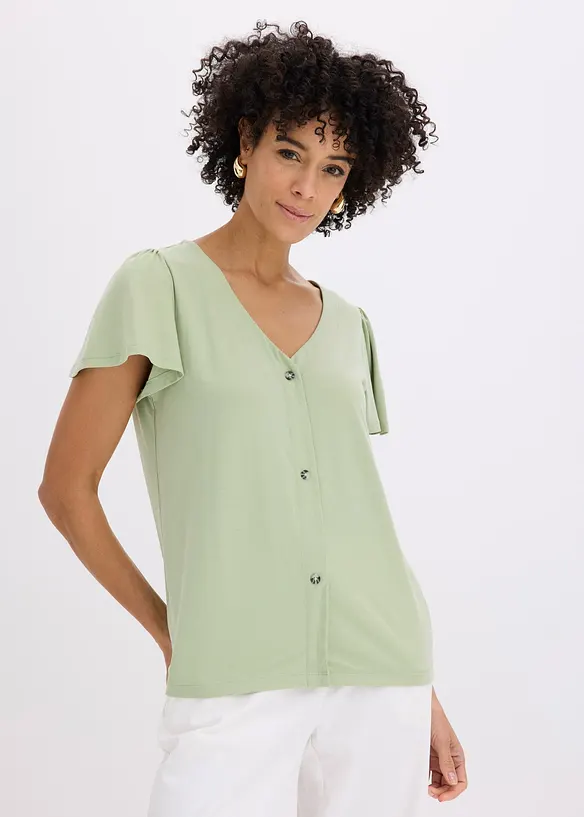 Maglia con bottoni, bonprix