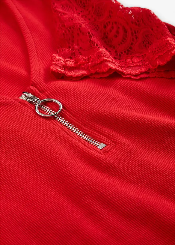 Maglia di cotone a costine, bonprix