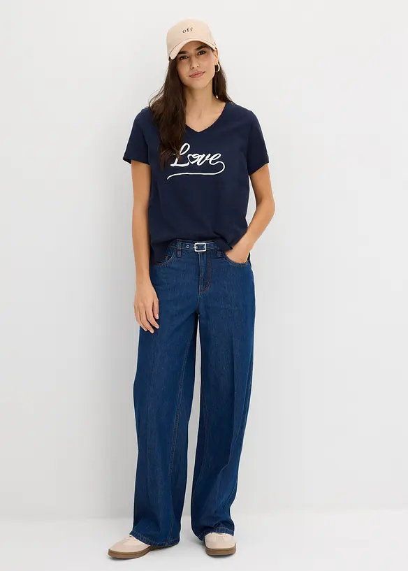 Maglia con stampa, bonprix