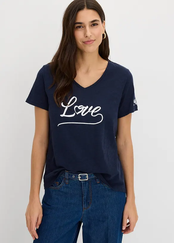 Maglia con stampa, bonprix