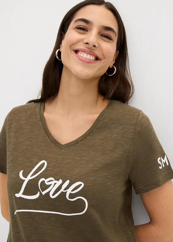 Maglia con stampa, bonprix