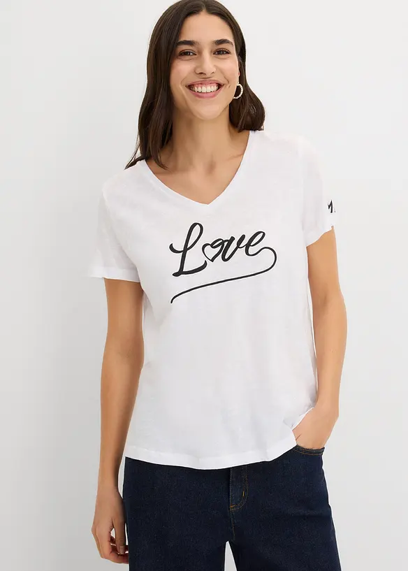 Maglia con stampa, bonprix
