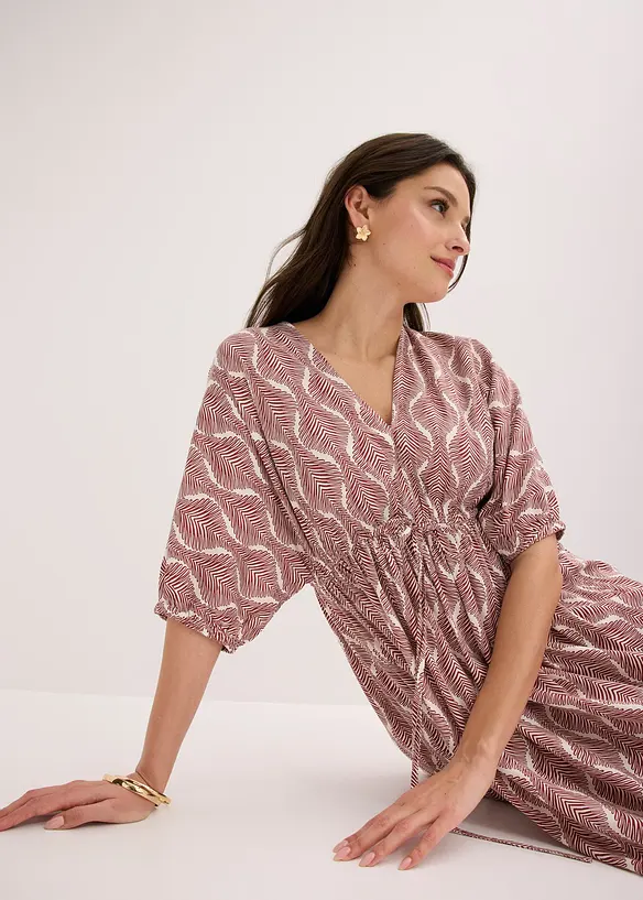 Abito midi in viscosa fluente, bonprix