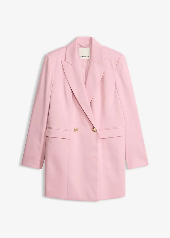 Blazer lungo con bottoni decorativi, bonprix