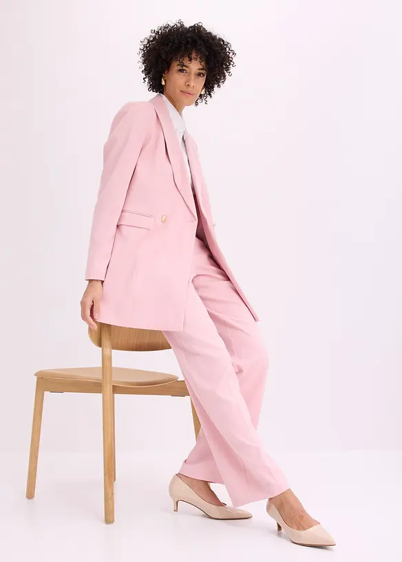 Blazer lungo con bottoni decorativi, bonprix