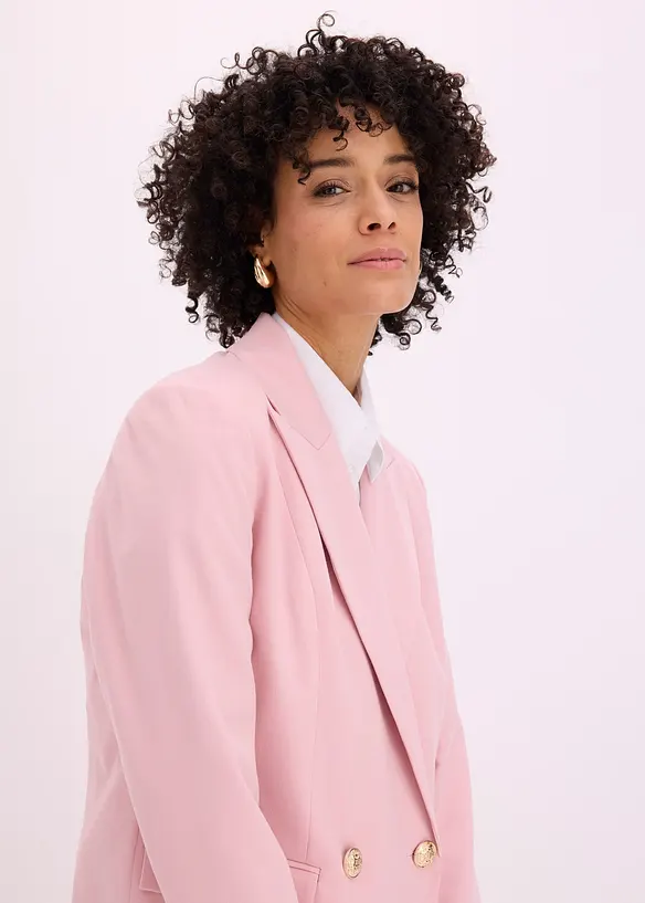 Blazer lungo con bottoni decorativi, bonprix