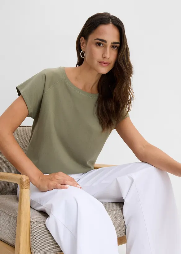 T-shirt in puro cotone biologico, bonprix