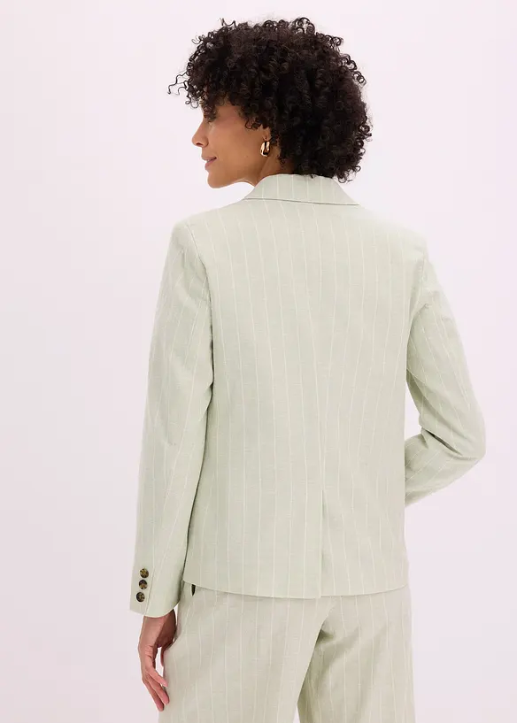 Blazer in misto lino, bonprix