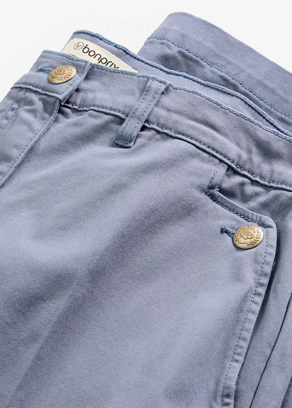 Pantaloni wide leg elasticizzati, bonprix