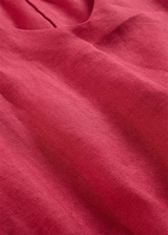 Abito in puro lino con maniche a 3/4, bonprix