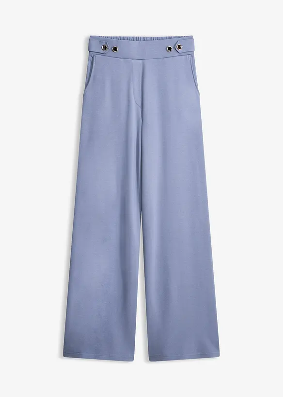 Pantaloni in jersey con traversina decorativa, bonprix