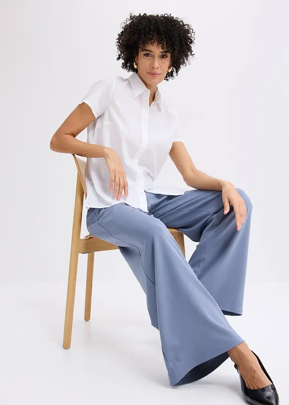 Pantaloni in jersey con traversina decorativa, bonprix