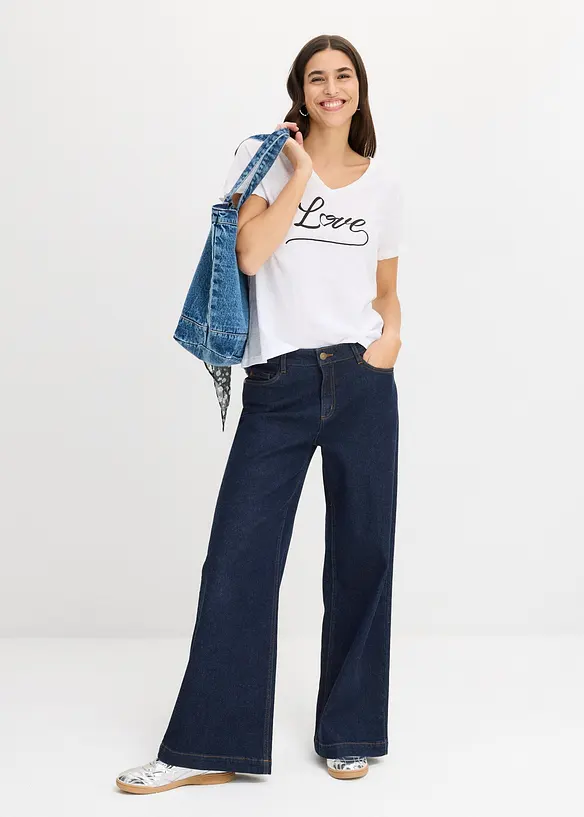 Maglia con stampa, bonprix