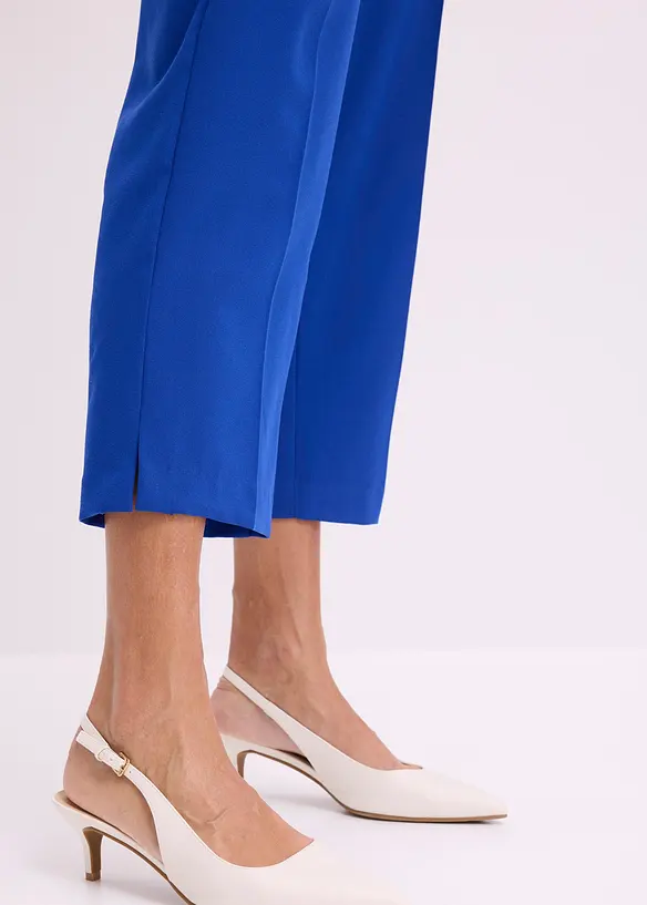 Pantaloni 3/4 a matita con spacco, bonprix