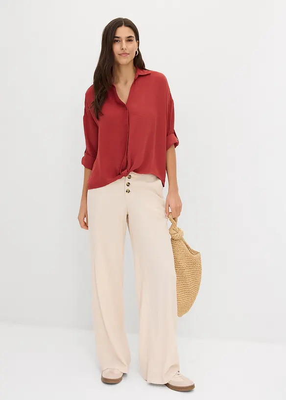 Blusa in cr&ecirc;pe leggero, bonprix