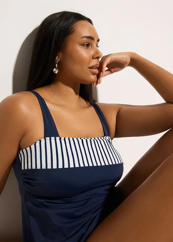 Tankini con spalline larghe (set 2 pezzi), bonprix